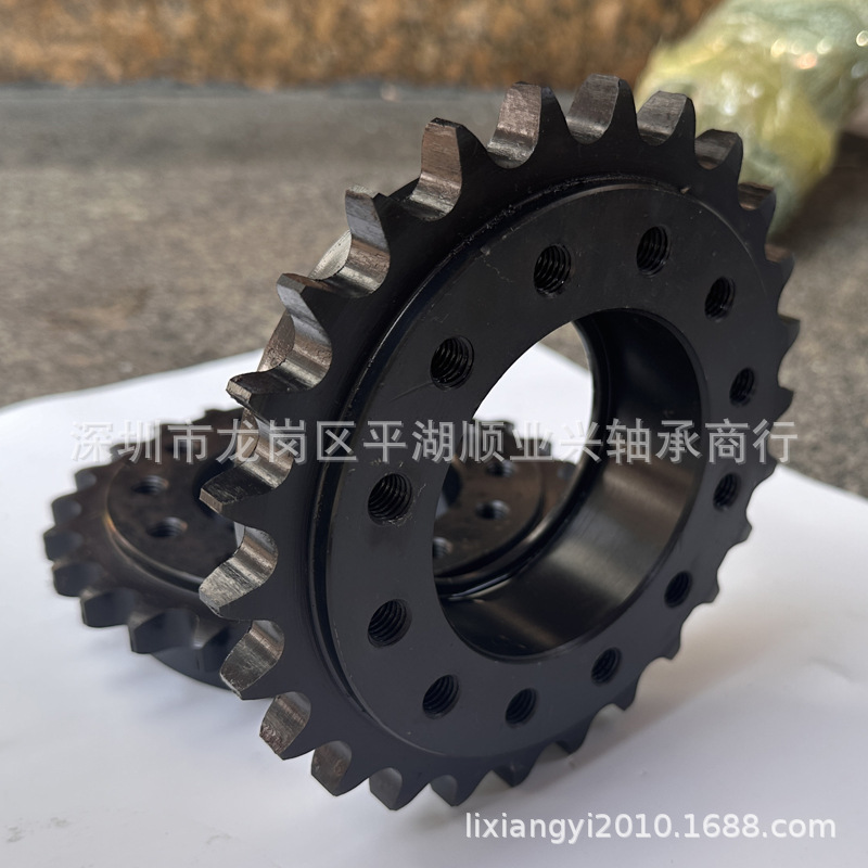 Customized sprockets, non-standard sprockets, assembly lines, industrial transmission sprockets, gears, chains, large-pitch and double-pitch sprockets Specification drawing