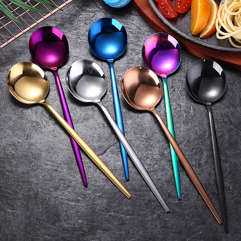 Stainless steel Western tableware, Portuguese tableware set, knives, forks and spoons. Hotel and restaurant spoons and forks can be marked with logos Specification drawing