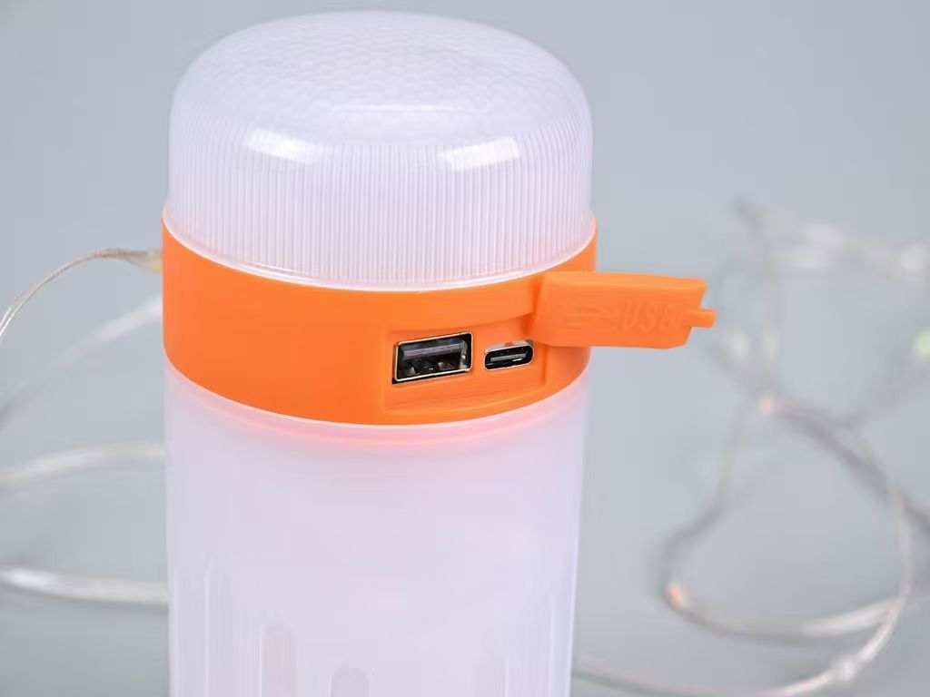 跨境led串灯带充电宝满天星户外防水夜市摆摊氛围灯圣诞节装饰灯 多功能照明露营灯细节图