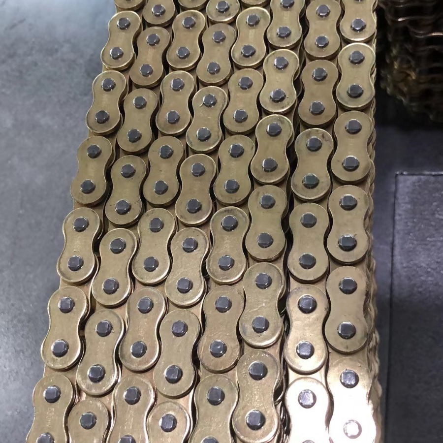 Factory direct sales of motorcycle chains with quality guarantee: 520H oil-sealed chains, 520HV-120L details Picture