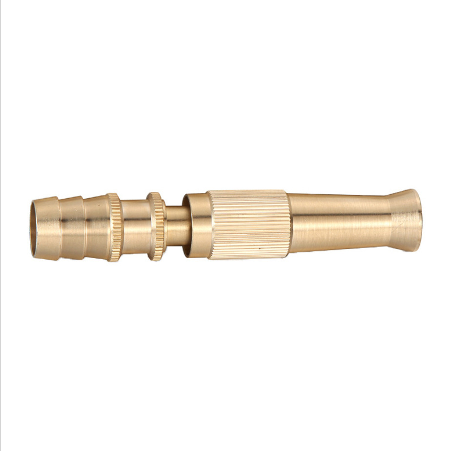 SNJUE4 water distribution pipe connected copper direct spray gun, garden car washing tool, direct insertion type copper direct spray gun, car washing water gun Item Picture