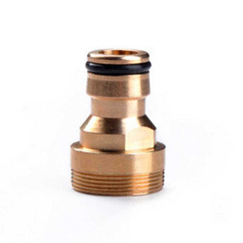 All-copper washbasin connector, household pacifier adapter, M22 inner and outer fine-textured washbasin faucet connector Item Picture