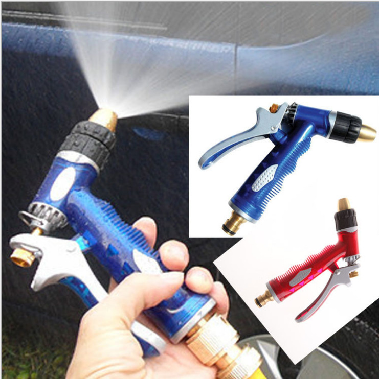 Upgrade metal handle Hailan all-copper car wash water gun, car wash high-pressure water gun, garden car wash equipment tools Application Scenario