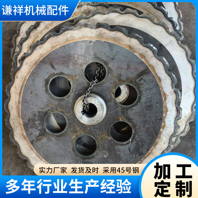 Toothed chain sprocket, conveyor sprocket, mechanical transmission accessories, single row and double row 304 industrial mechanical sprocket Application Scenario