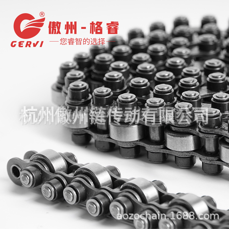 Double-sided roller single-speed chain 08BS pitch 12.7 nylon/steel double-speed chain assembly line double-speed line Application Scenario