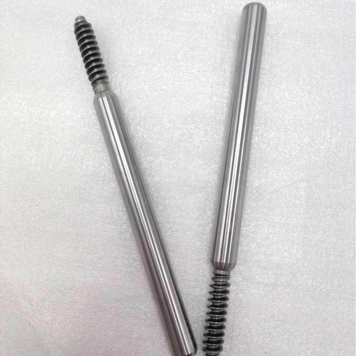 Industrial worm gear shaft processing, cyclone milling, lifting motor, worm shaft, electric stainless steel metal worm details Picture