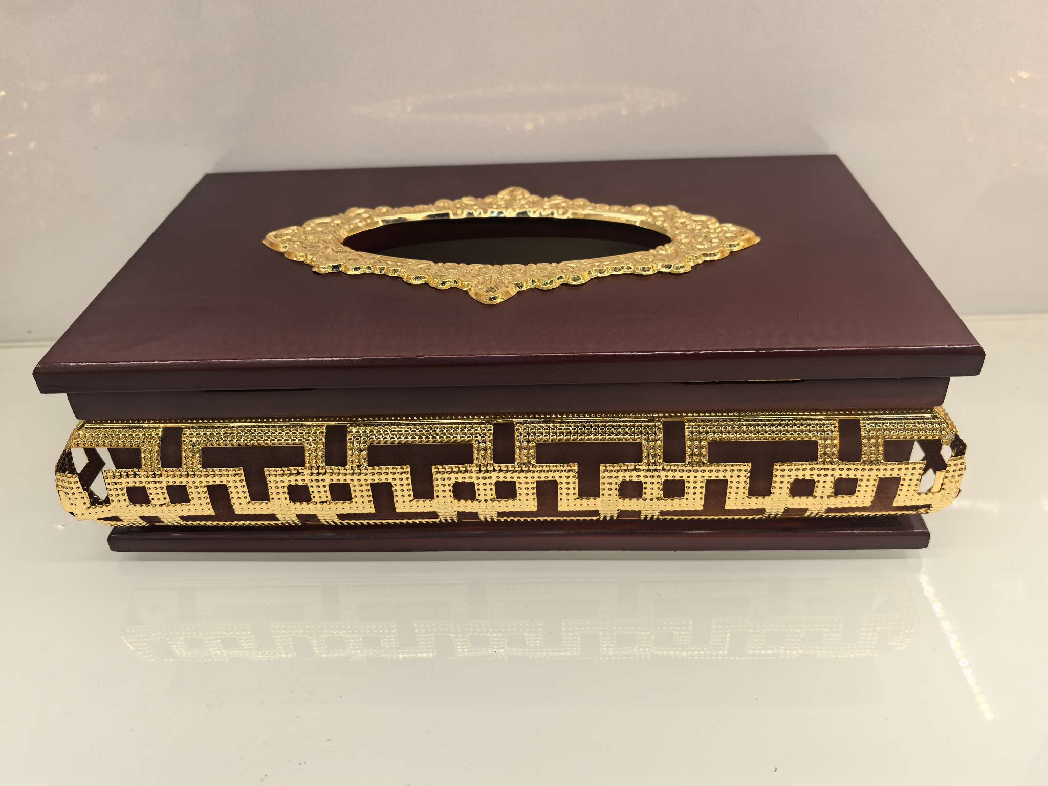 工艺品礼品实木果盒越南零食塑料电镀果盘水晶球碎石金字塔托盘摆件装饰品