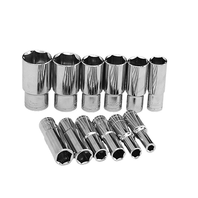 1/2 Extended socket head hexagon ratchet wrench socket head repair auto repair tool 8-32mm socket large fly Item Picture