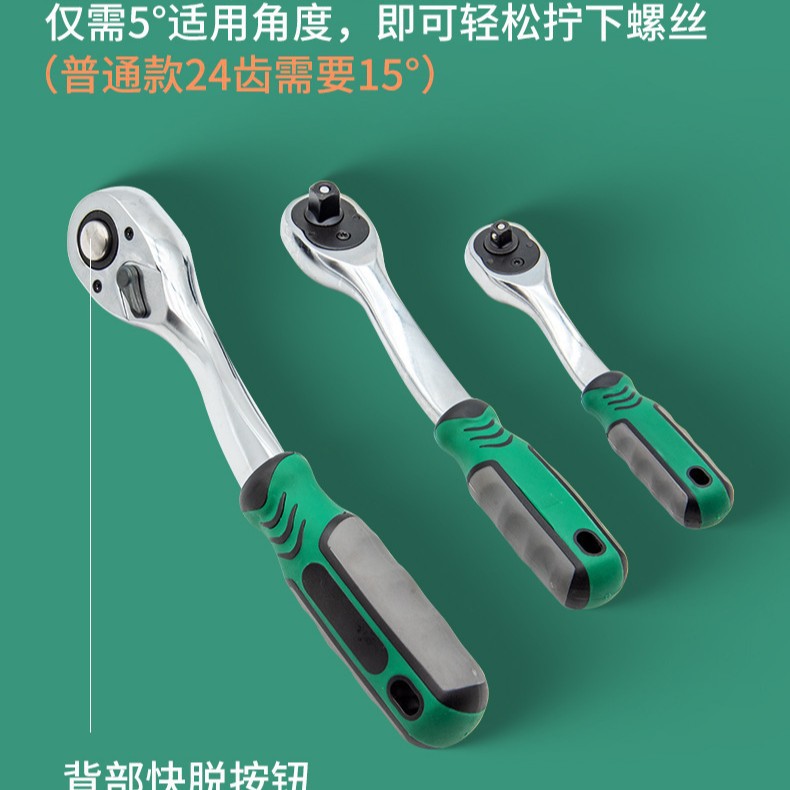 SNJUE Auto Repair Tool Set 82-piece set, Quick ratchet wrench combination set, multi-functional socket tool Application Scenario