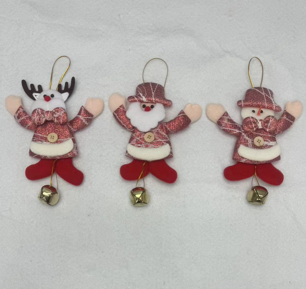 Christmas decorative trinkets, Santa Claus trinkets, snowman reindeer trinkets, window display trinkets Application Scenario