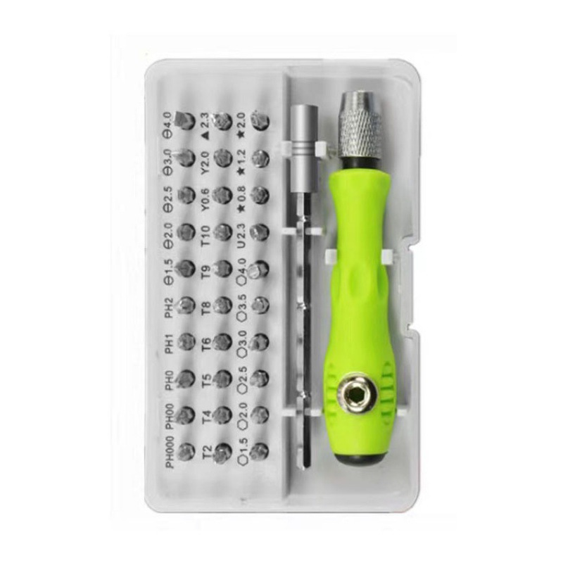 Wholesale 32-in-one screwdriver set, computer and mobile phone disassembly and repair tools, single-head cross-head multi-purpose screws Item Picture