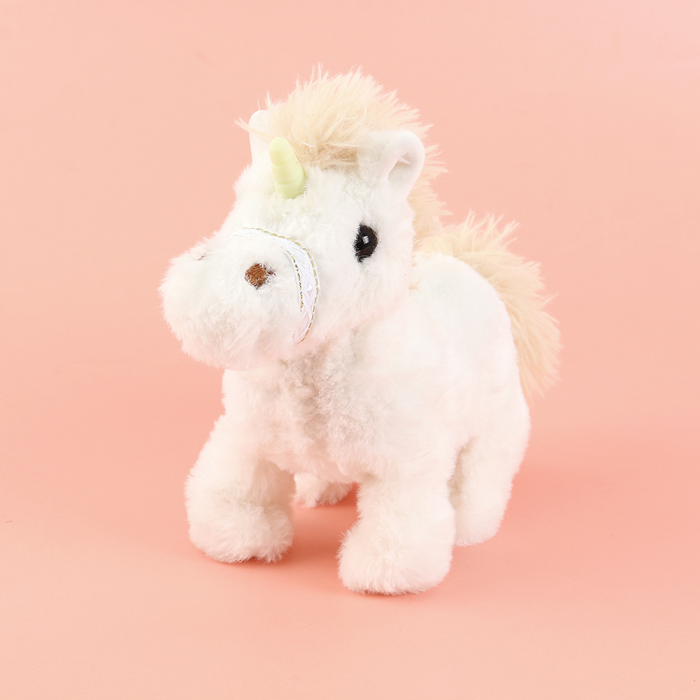 Hot sale! A cute and obedient electric plush little horse that can cry and move, gently calling and wagging its tail, gentle and adorable, a close companion for children