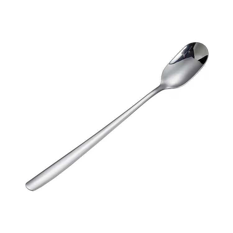 Stainless steel spoon, long-handled stirring spoon, honey spoon, ice spoon, coffee spoon, dessert spoon, seasoning spoon, small spoon Item Picture