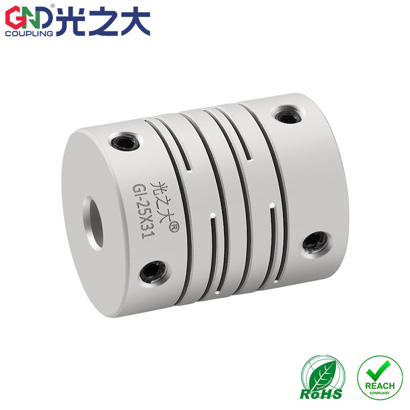 Guangzhi Da Transmission Elastic Coupling GI-25X31 encoder lead Screw Parallel line top screw coupling details Picture