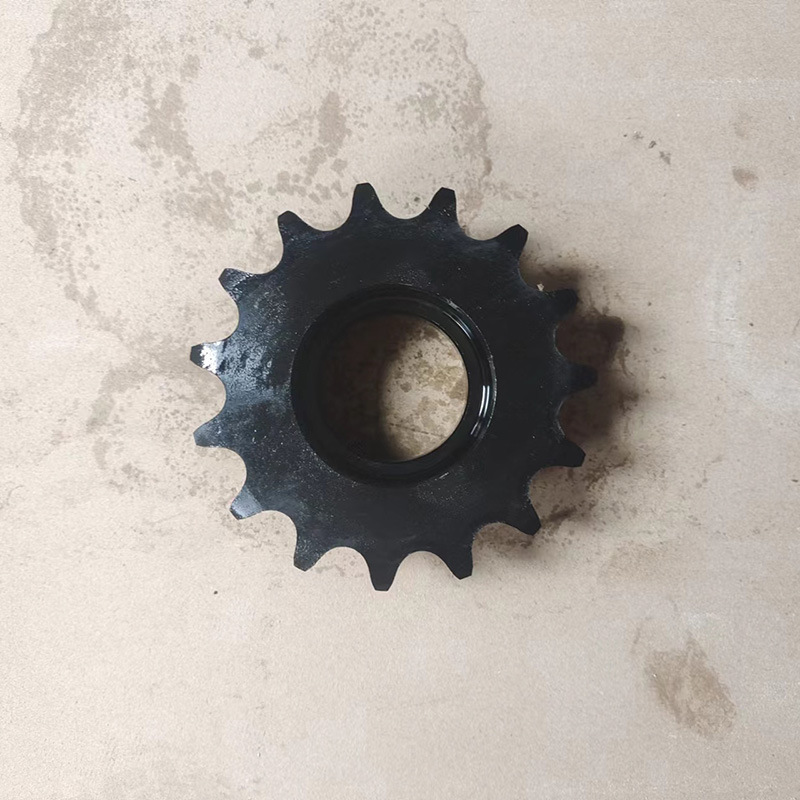 15-tooth 12A-1 sprocket, made of 45# steel, A-type chain drive accessories, single-row grooved boss sprocket processing Specification drawing