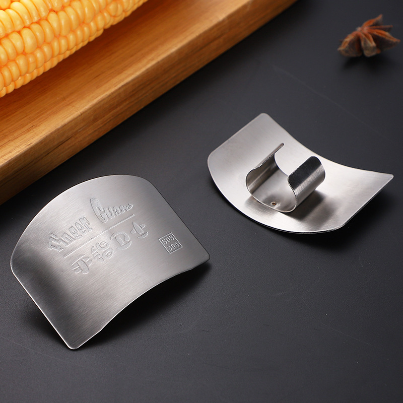 304 stainless steel finger guard, a vegetable cutting wonder, finger guard, anti-cutting protector, kitchen small tool with logo Specification drawing