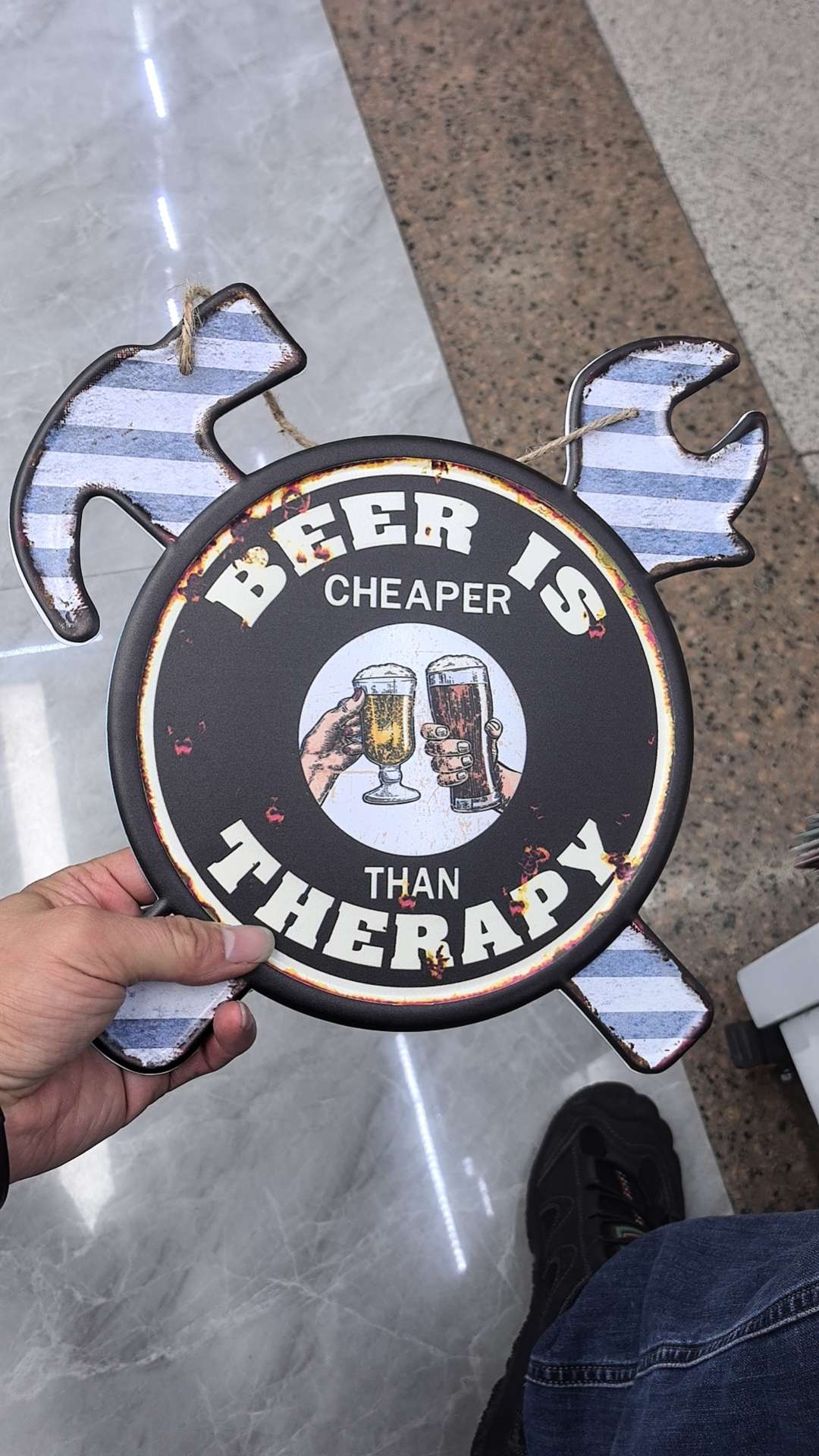 欧美复古铁皮画