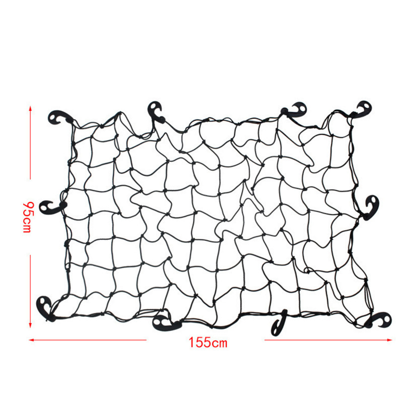 Universal car roof clutter net bag, car storage and storage bag, organizing and storing luggage net Specification drawing