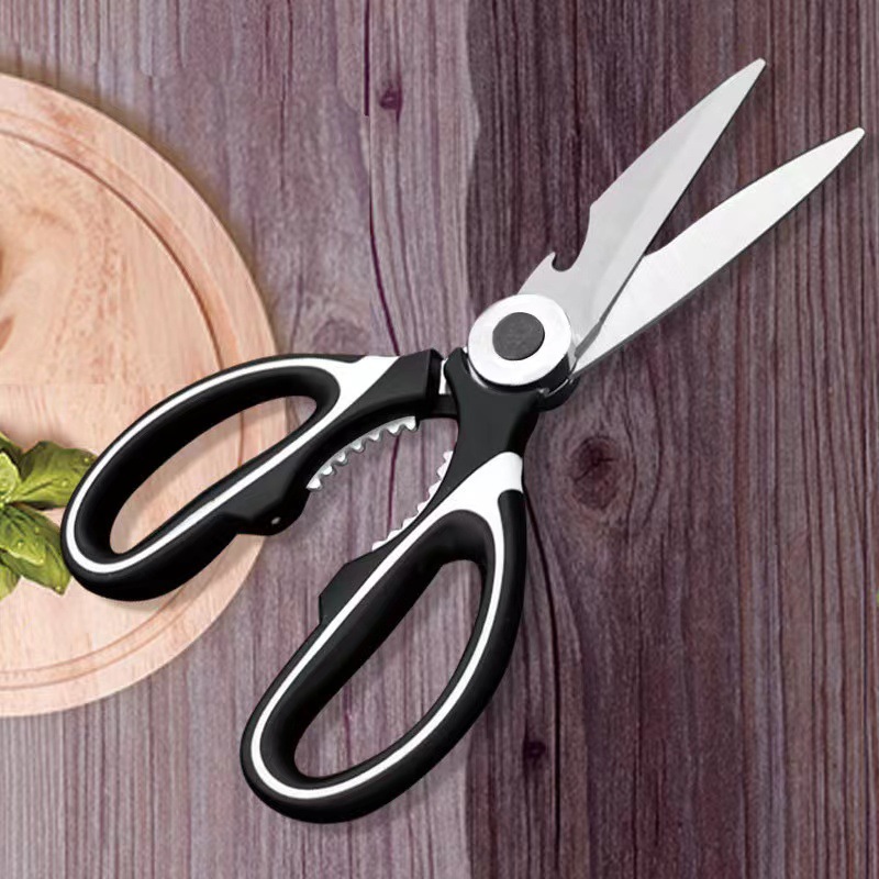Household kitchen scissors, multi-purpose panda scissors, Yangjiang stainless steel food chicken bone scissors, can pick walnuts full figure