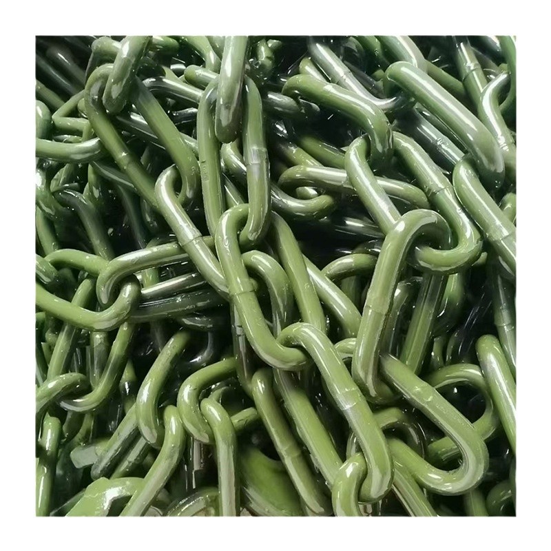 The manufacturer supplies galvanized iron chains and manganese steel container binding chains for river bridge protection Item Picture