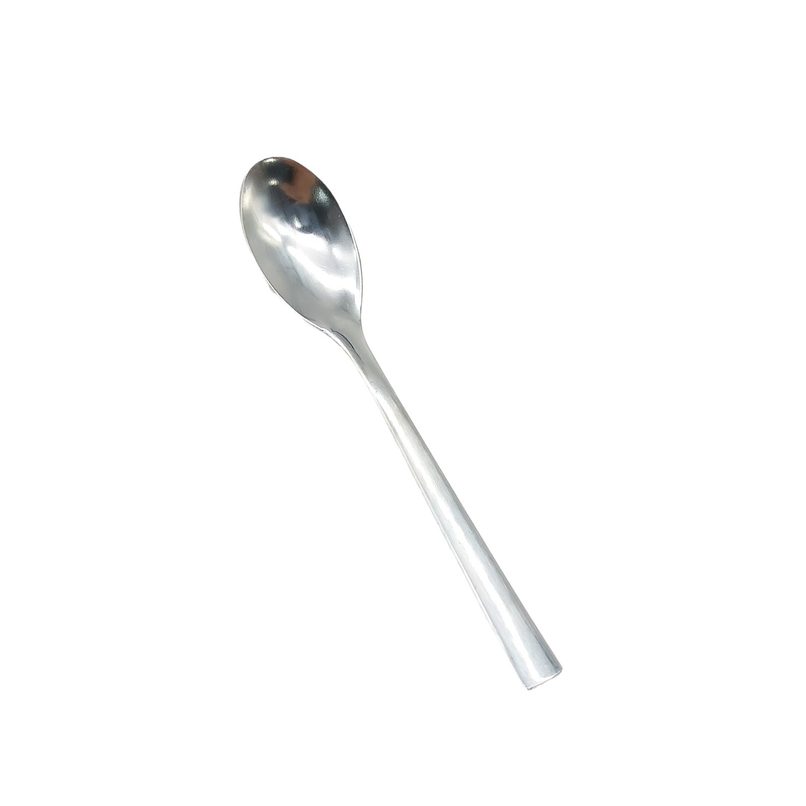 Stainless steel small round spoon, popular coffee spoon, honey mixing spoon, household children's spoon, seasoning spoon, ice cream and dessert spoon Item Picture
