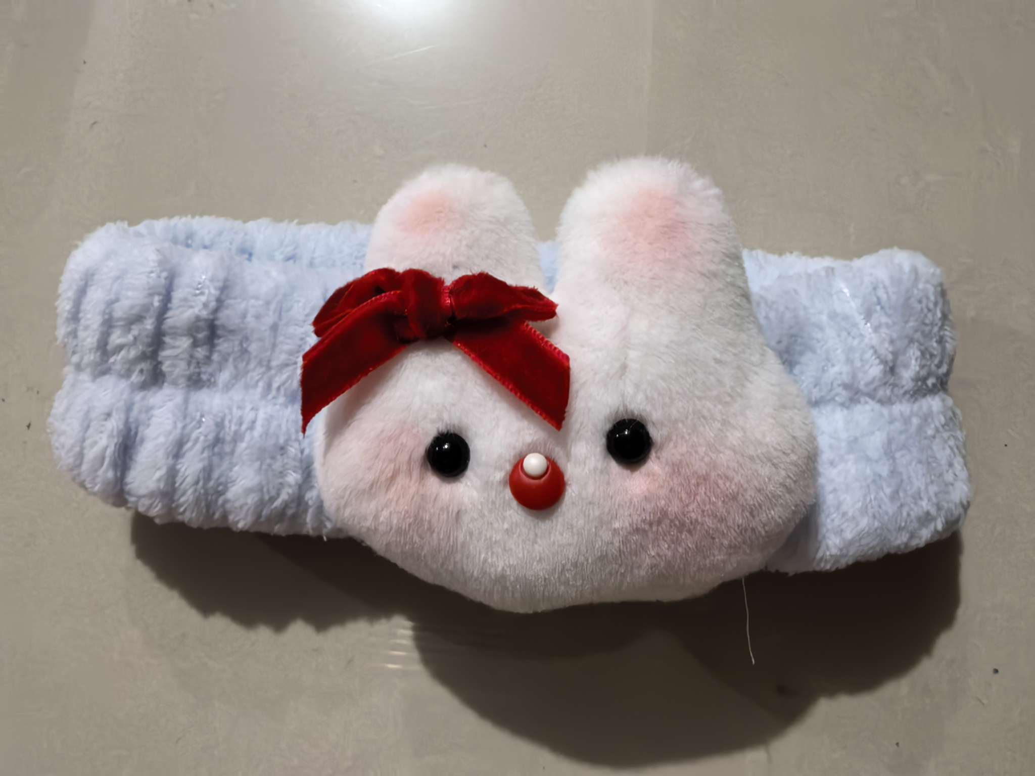 Super popular, cute, beautiful and versatile hair band, shy rabbit, cute bow tie, rabbit blue red hair band