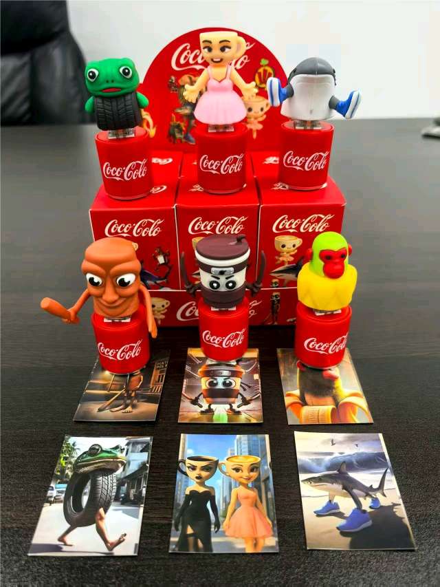 新款可乐罐儿童通通木棍人解压按键通用按键发声山海经玩具 解压玩具