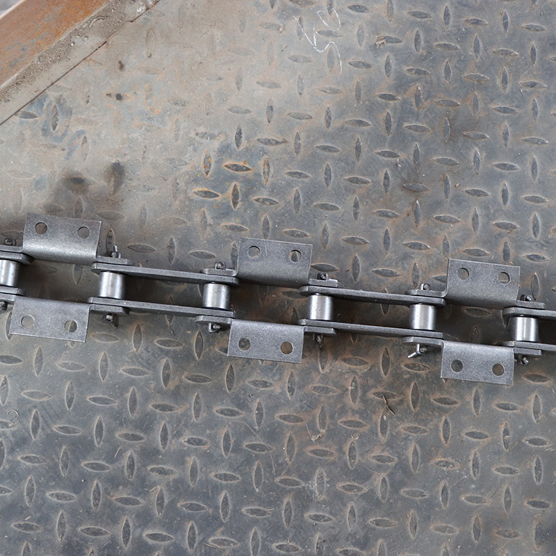 Wholesale plate chain high-load large-pitch conveyor chain plate conveyor chain small-pitch transmission chain from the manufacturer details Picture