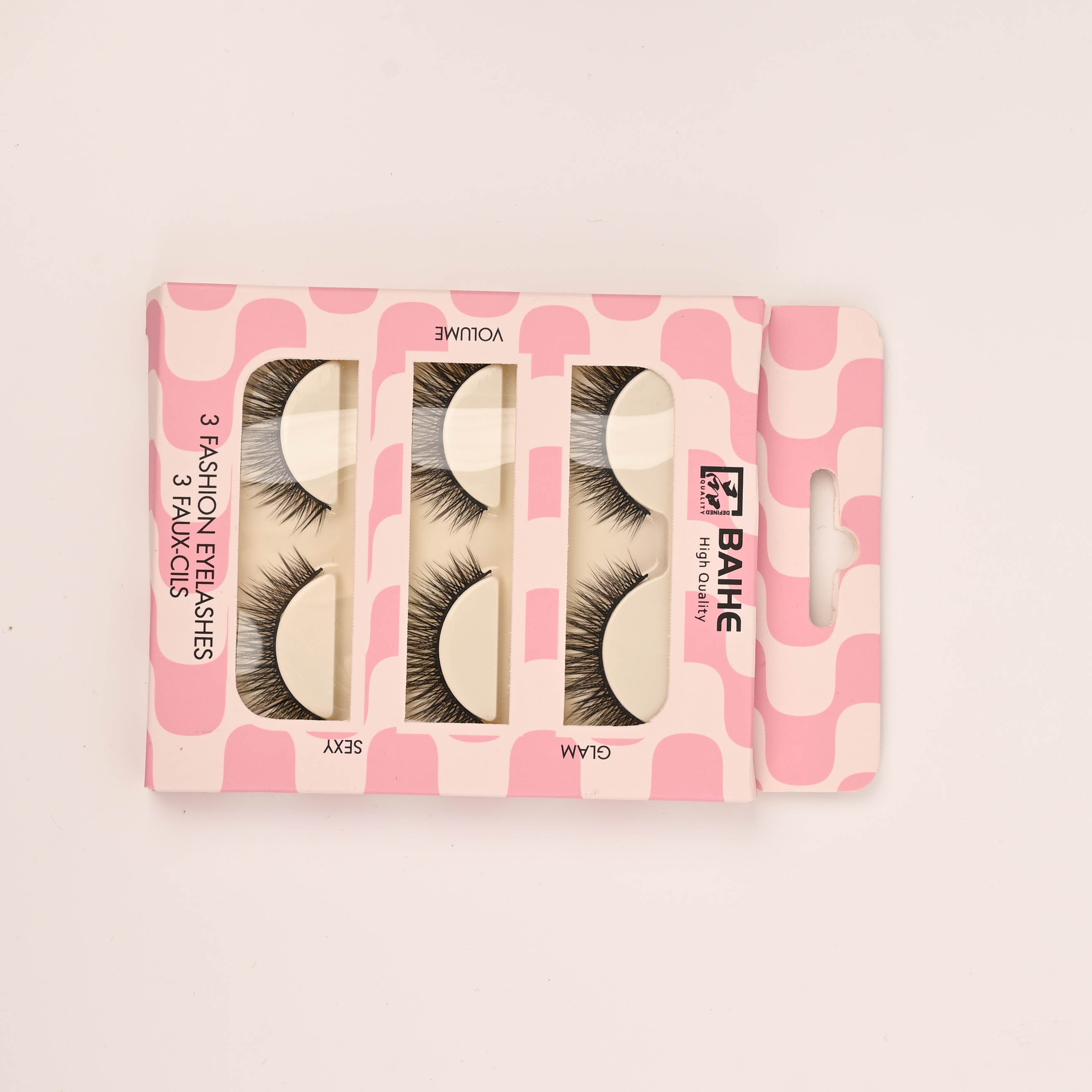 Cross-border best-selling fox-style false eyelashes, European and American curly cat-eye stage makeup, whole hard false eyelashes in one piece style