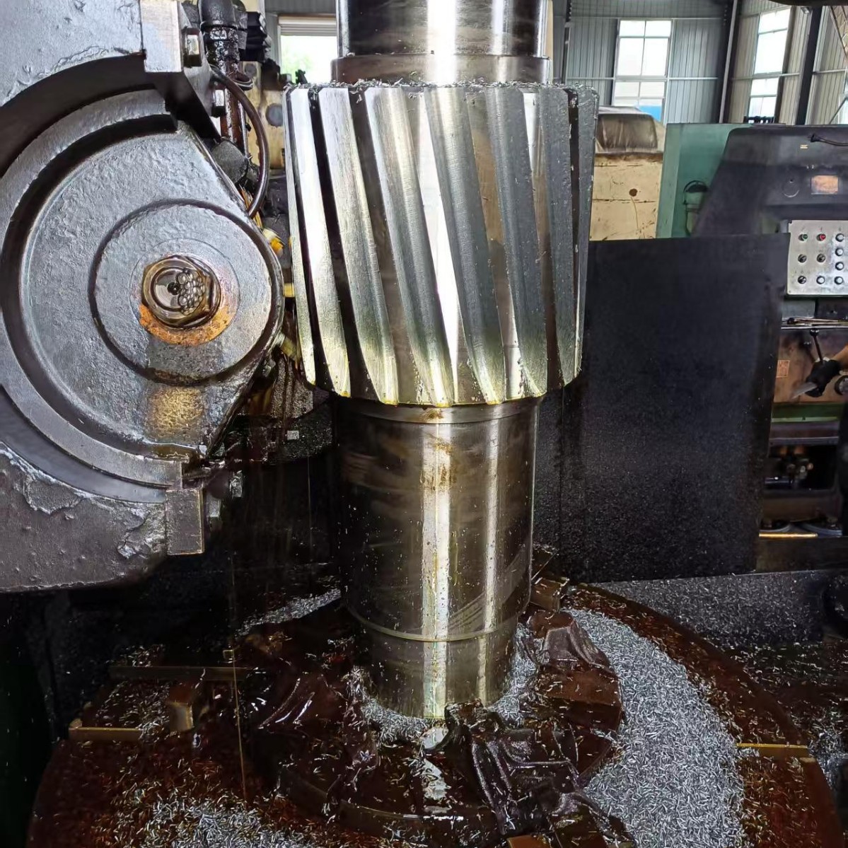 Plate rolling machine worm gear and worm set, high-strength copper alloy worm gear accessories, mechanical transmission components, provided drawings or samples Application Scenario