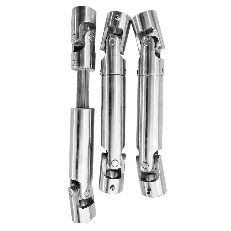 304 stainless steel sliding telescopic universal joint, small precision cross universal joint, coupling telescopic universal joint Item Picture