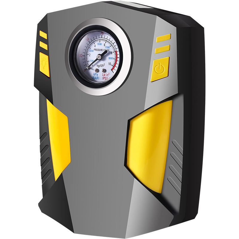 Car vehicle-mounted air pump with light, tire air pump, 12v portable air pump for vehicles, air pump Item Picture