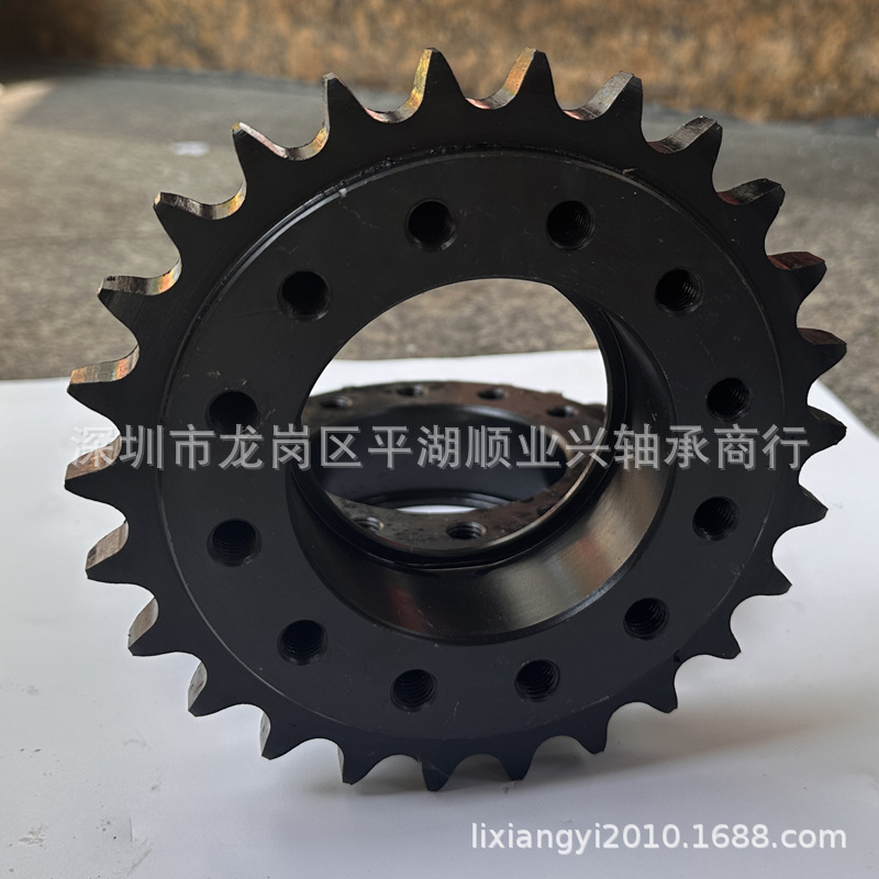 Customized sprockets, non-standard sprockets, assembly lines, industrial transmission sprockets, gears, chains, large-pitch and double-pitch sprockets details Picture