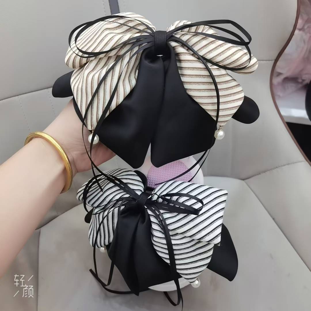 樱桃头绳水钻BB夹发梳头饰珍珠头箍发饰发饰品配饰女款多色可选樱桃头绳