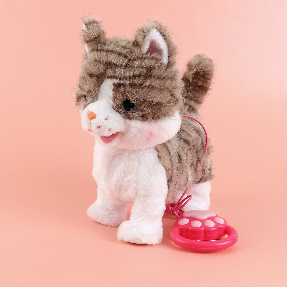 Gentle and graceful! Gentle and graceful electric plush kitten, super gentle in daily companionship, recording captures gentle moments, gentle and lovely singing