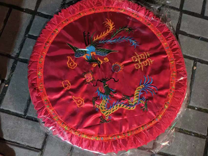 坐垫加厚跪拜垫龙凤呈祥家用结婚拜垫跪垫打坐蒲团禅修垫可拆卸