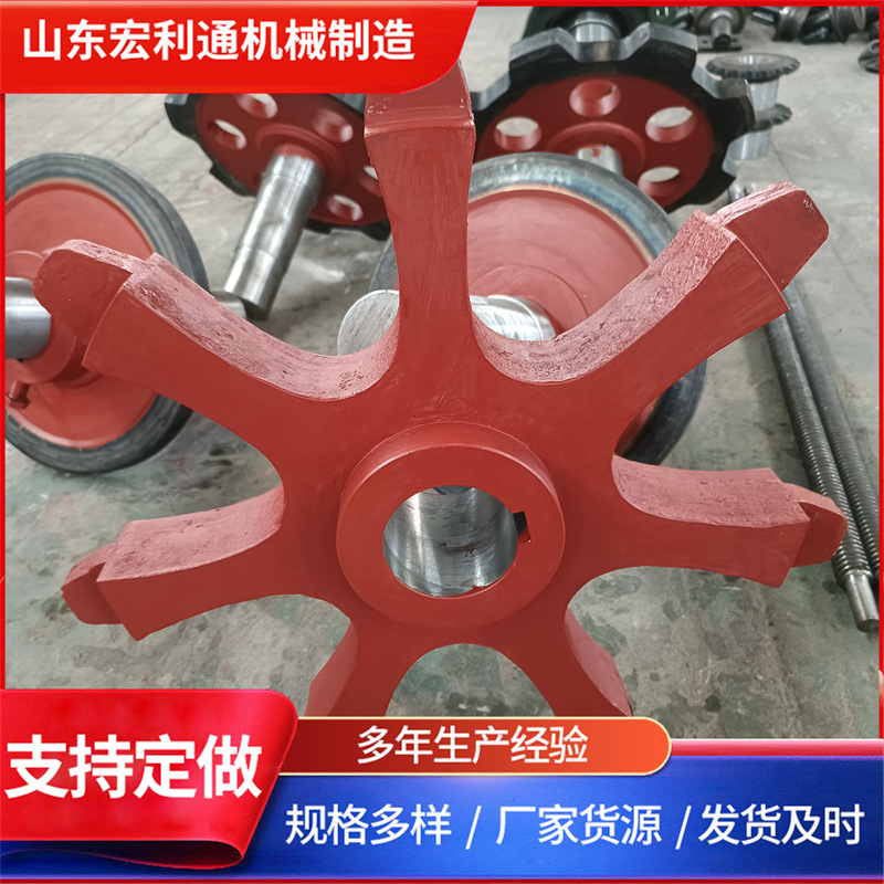 The supply chain conveyor sprocket tube manufacturer casts sprockets made of stainless steel for industrial transmission full figure