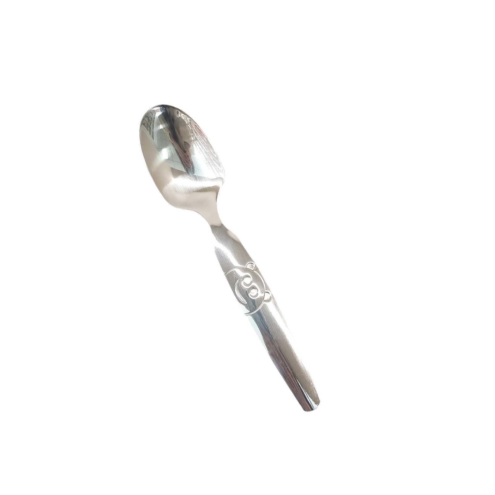 Stainless steel spoons and forks, children's spoons, fruit forks, creative cartoon bear forks, eating spoons, baby spoons, soup spoons Item Picture