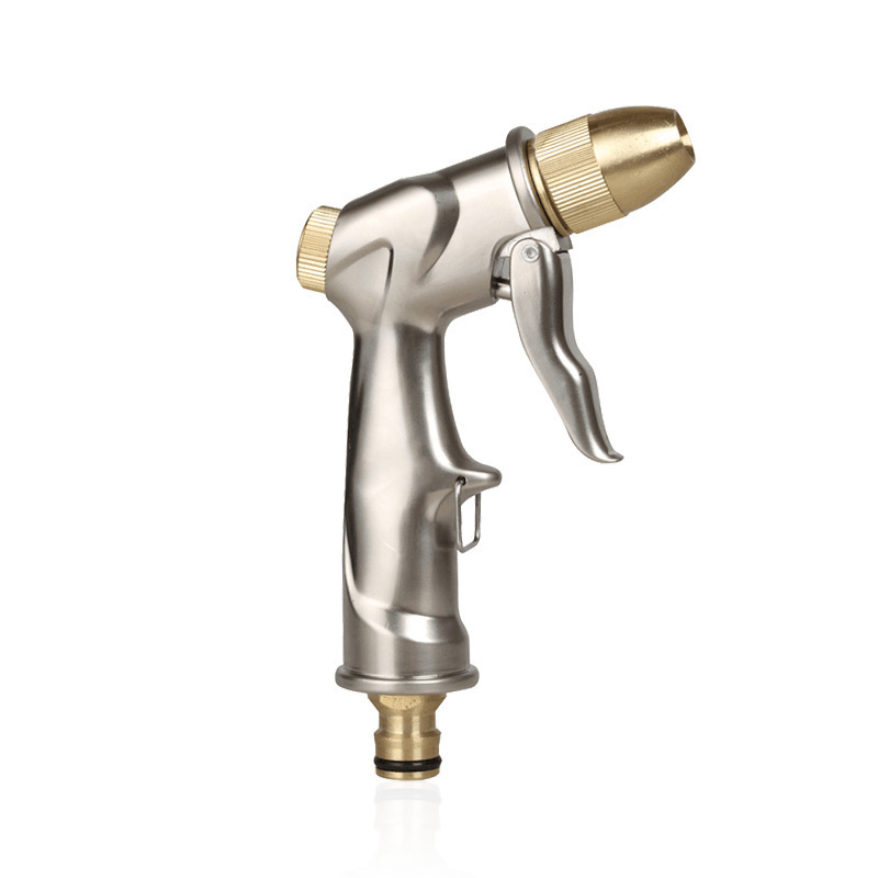 SNJUE high-pressure car wash water gun, household flower watering and garden tool, portable zinc all-copper alloy water gun head, cross-border Item Picture