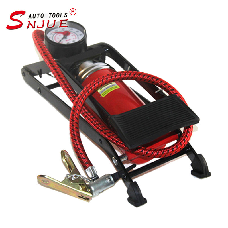 Portable car air pump, high-pressure car air pump, foot-operated air pump, basketball, motorcycle air pump full figure