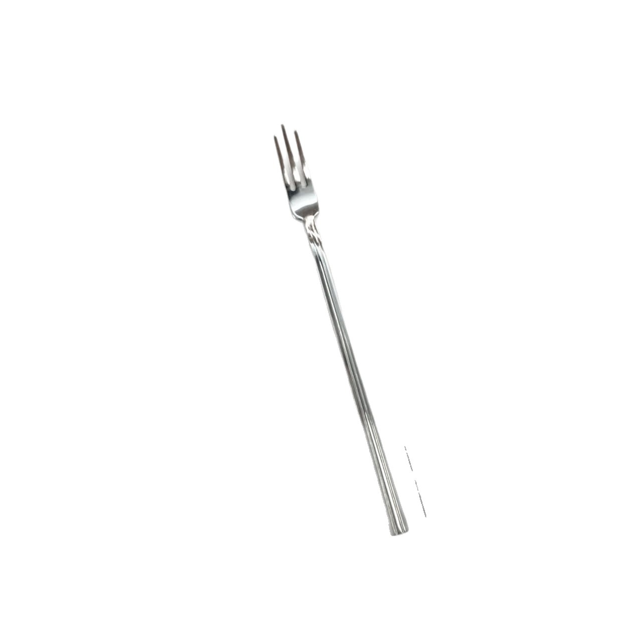 Stainless steel forks, salad fruit forks, long-handled pastry forks, creative hammer-textured two-toothed forks, household cake forks, dessert forks Item Picture