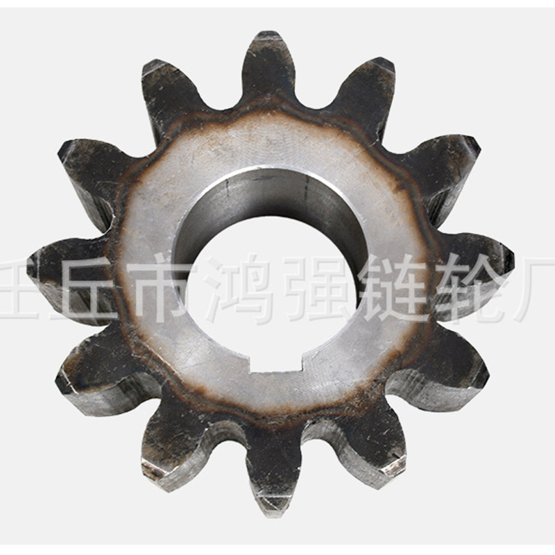 Wholesale conveyor gear, industrial mechanical equipment transmission parts, steel straight tooth processing, non-standard chain gears details Picture