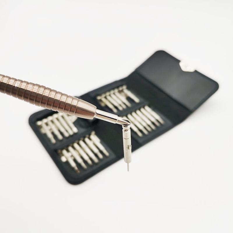 25-in-one screwdriver set, mobile phone disassembly tools, notebook repair, screwdriver case, multi-purpose screwdriver Specification drawing