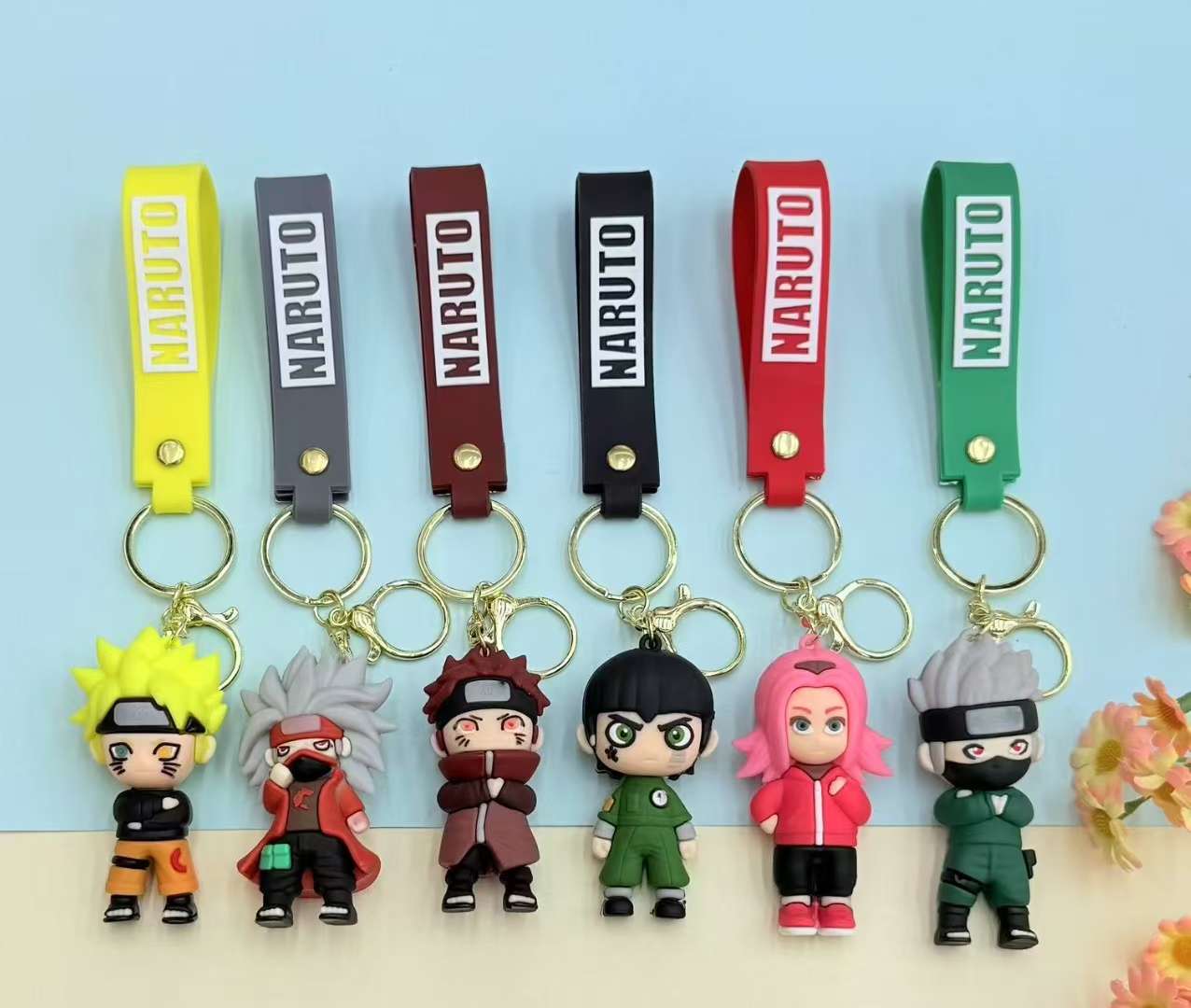 跨境新品搞怪钥匙扣玩偶书包挂件奶牛章鱼情侣汽车钥匙链 