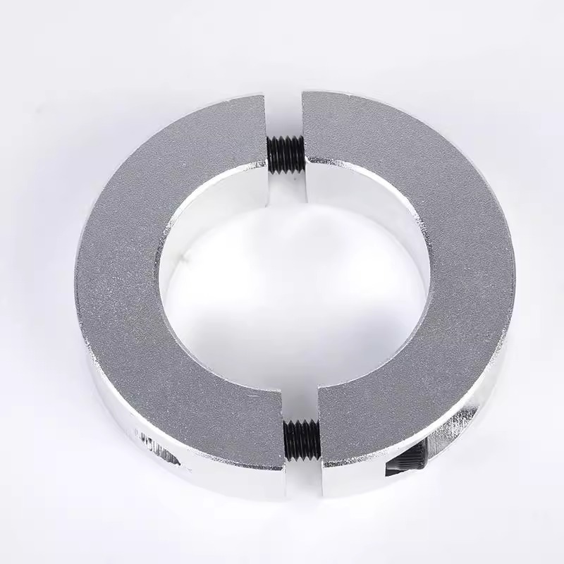 Aluminum alloy separable fixed ring, positioning ring, anti-withdrawal ring, limit ring, clamping and locking ring, split shaft clamp manufacturer Specification drawing
