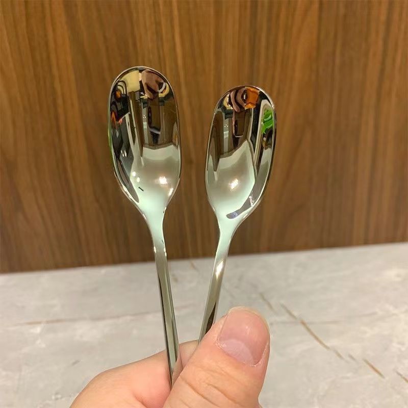 Stainless steel spoon, long-handled stirring spoon, honey spoon, ice spoon, coffee spoon, dessert spoon, seasoning spoon, small spoon Application Scenario