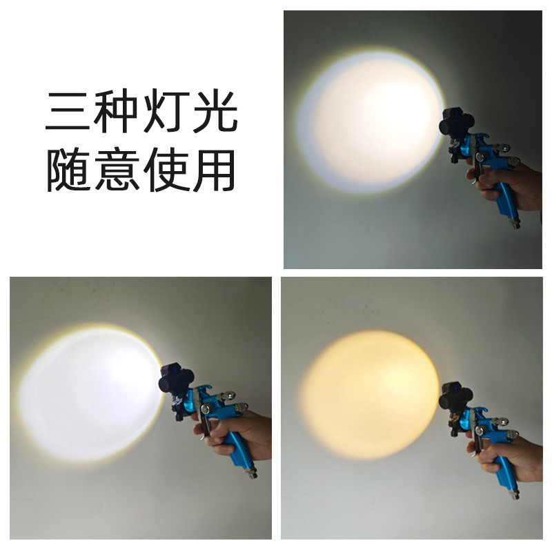 A560USB faros de bicicleta recargables faros de bicicleta linterna de ciclismo de chapa de automóvil luz de pintura luz auxiliar de pulido pistola de pulverización luz de reposición luz de trabajo de mantenimiento Item Picture