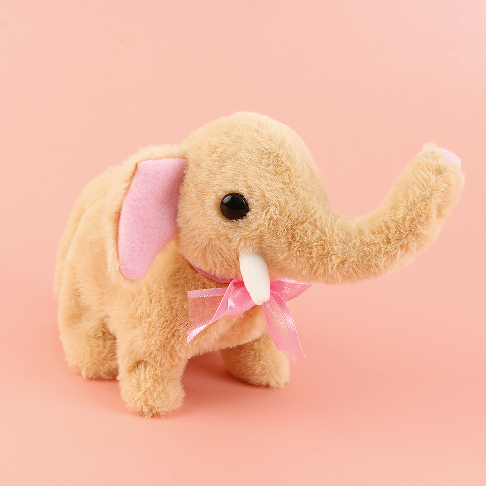 "Healing and sweet!" The cute and soothing electric plush elephant that can make sounds and move is both soothing and soothing. It's sweet and adorable, super soothing
