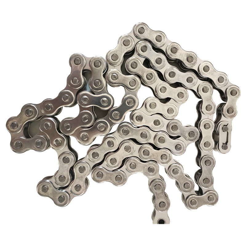 Large-pitch curved plate chain, stainless steel industrial transmission, double-side roller conveyor chain, carbon steel heavy-duty non-standard chain Item Picture
