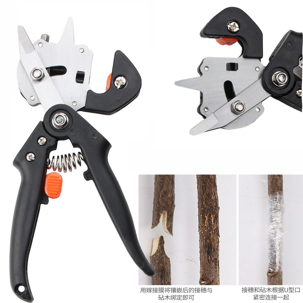 SNJUE grafting shears, grafting knives, pruning shears, seedling grafting machines, grafting tools, fruit tree grafting machines, gardening tools Specification drawing